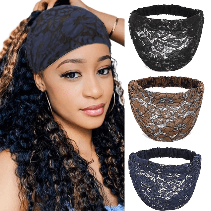 Stretch Strap Yoga - Fasce per capelli Boho, turbanti africani,