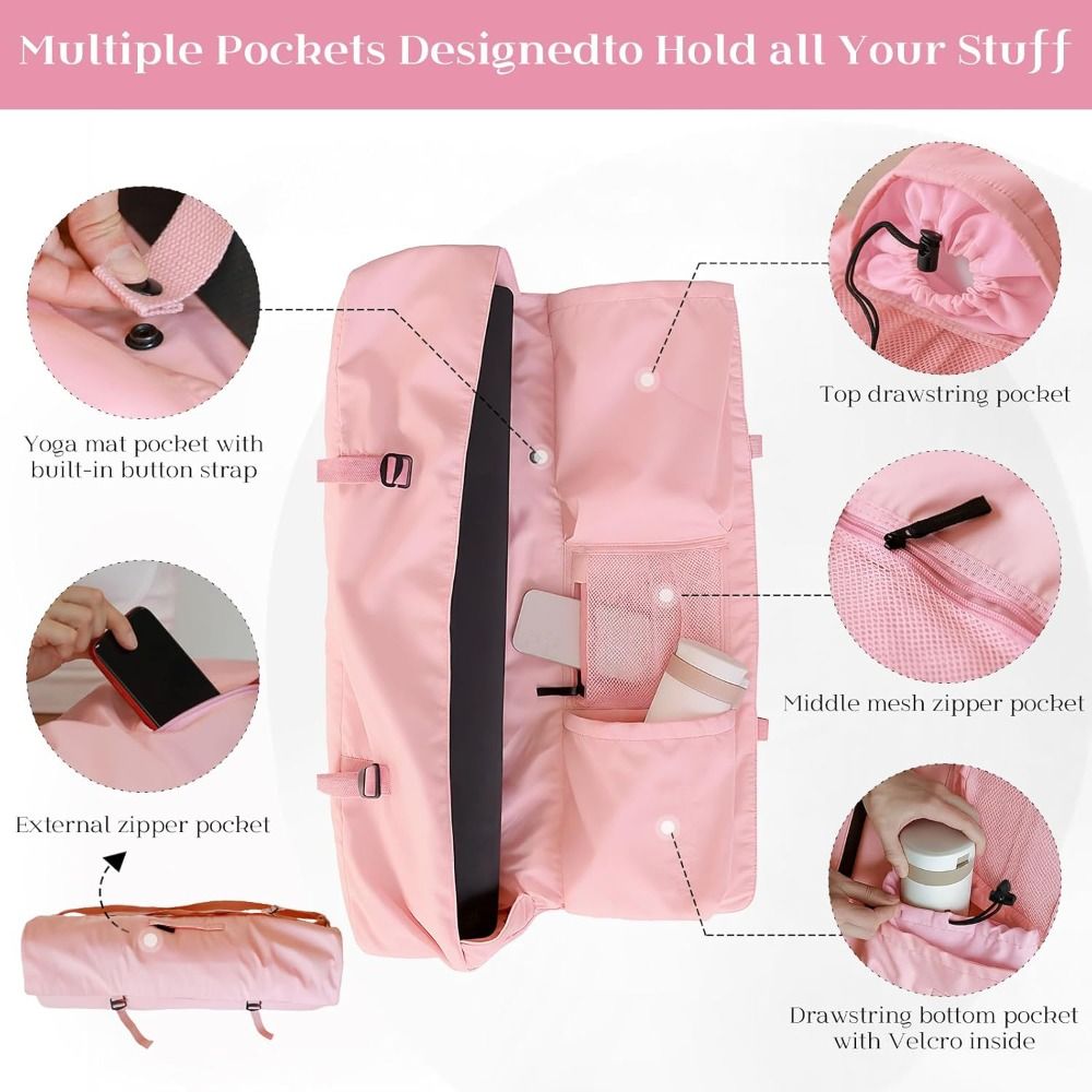 Yoga And Fitness Mat - Nuova Borsa Impermeabile per Tappetino Yoga