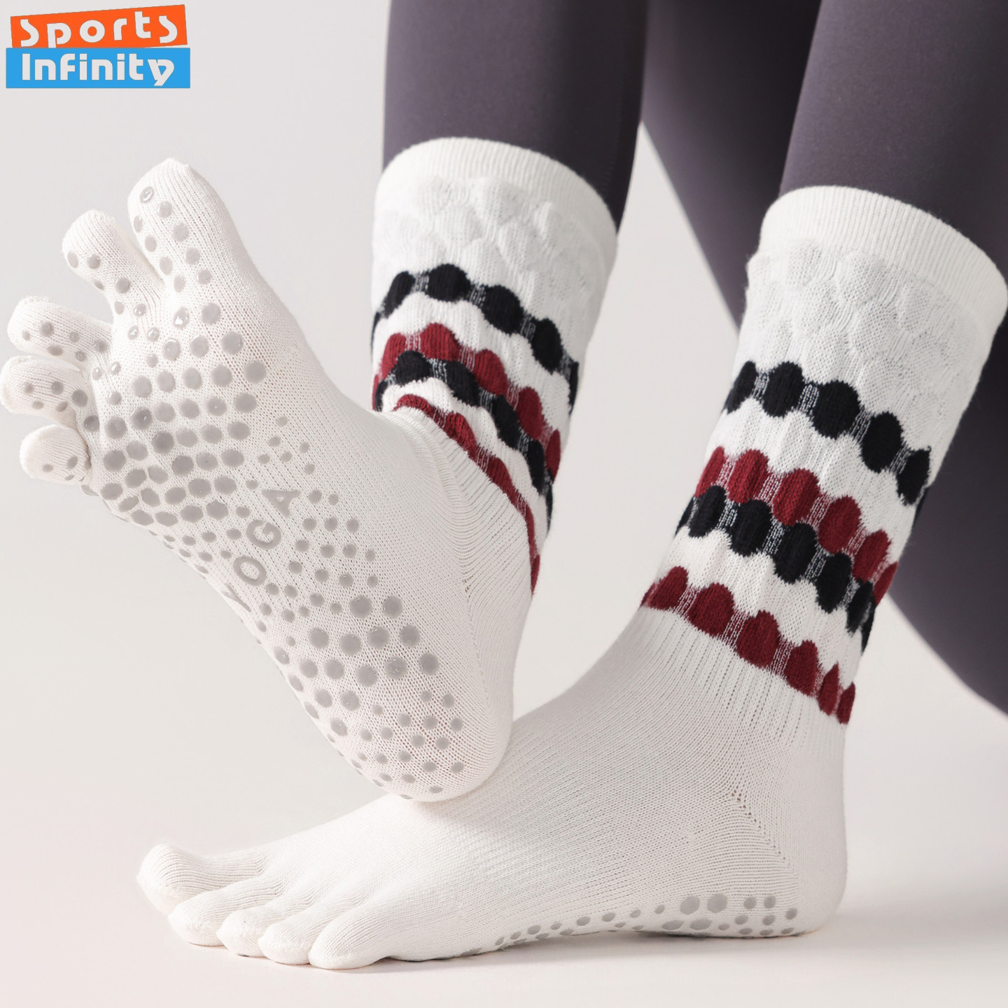 Yoga Fitness Pilates - Calzini da yoga a cinque dita
