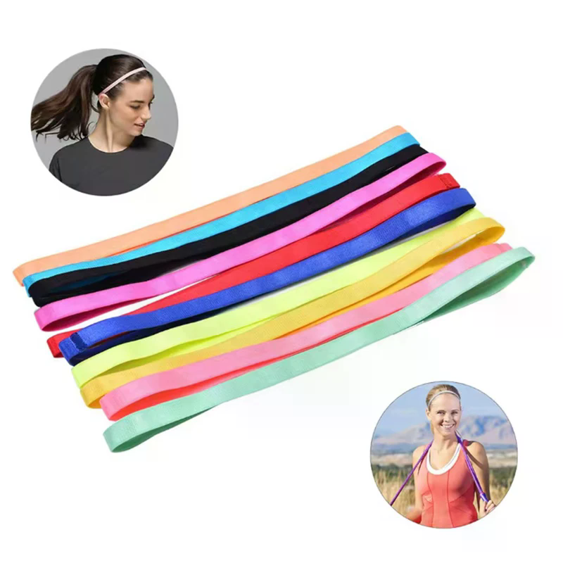 Stretch Strap Yoga - Fasce per capelli sportive sottili per