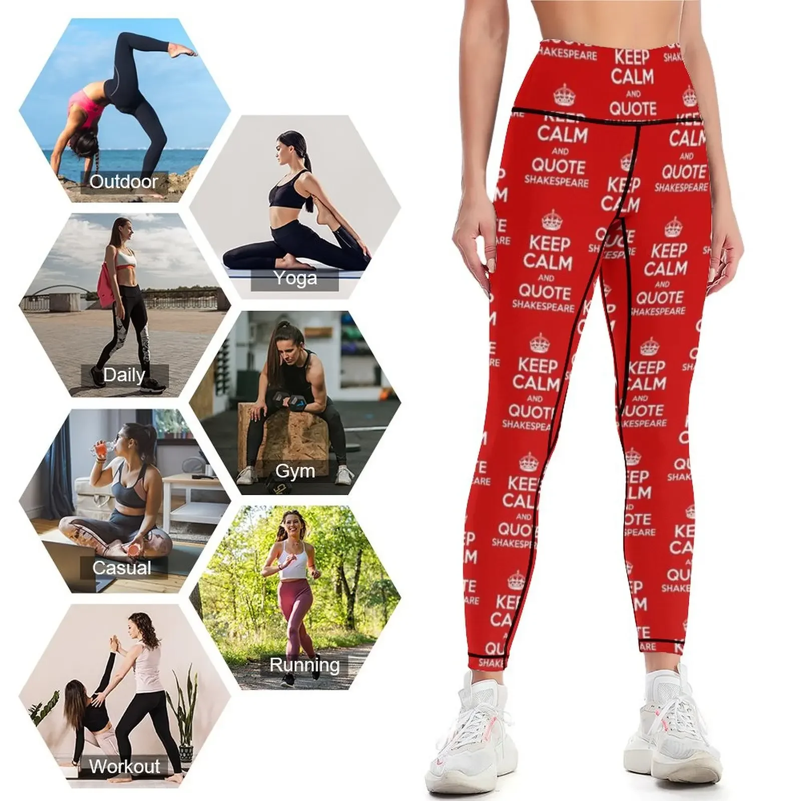 Leggings sportivi da donna con - Yoga Fitness Quotes recensione e prezzo