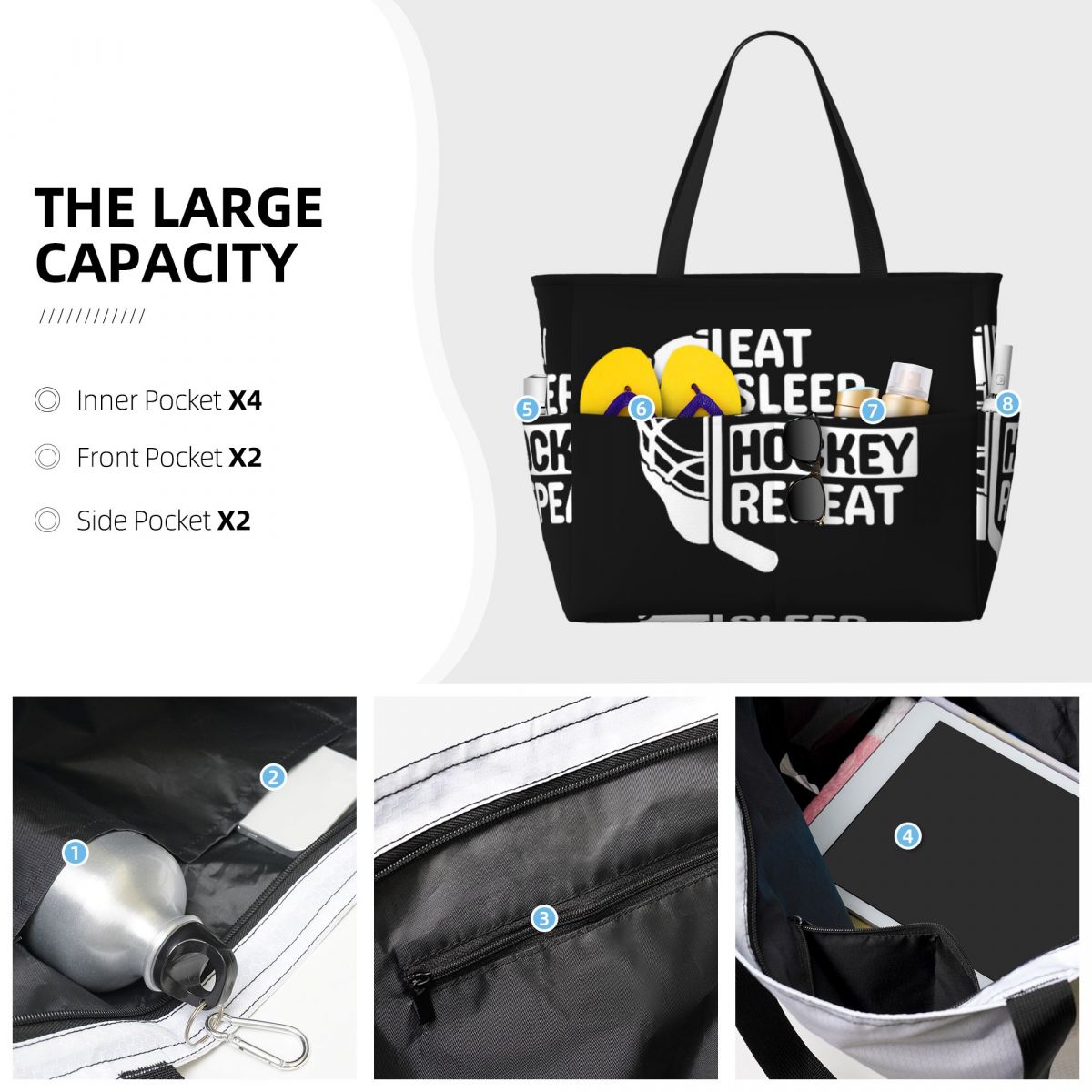 Borsa da spiaggia con citazion - Yoga Fitness Quotes recensione e prezzo