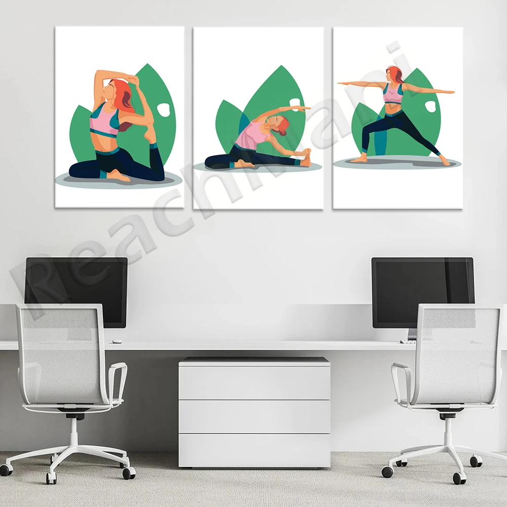 Poster Yoga con Citazione 'Inh - Yoga Fitness Quotes recensione e prezzo