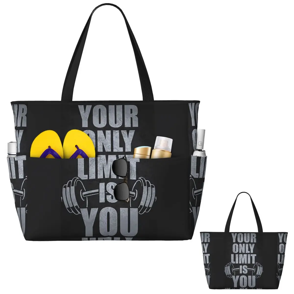 Borsa da palestra sportiva con - Yoga Fitness Quotes recensione e prezzo