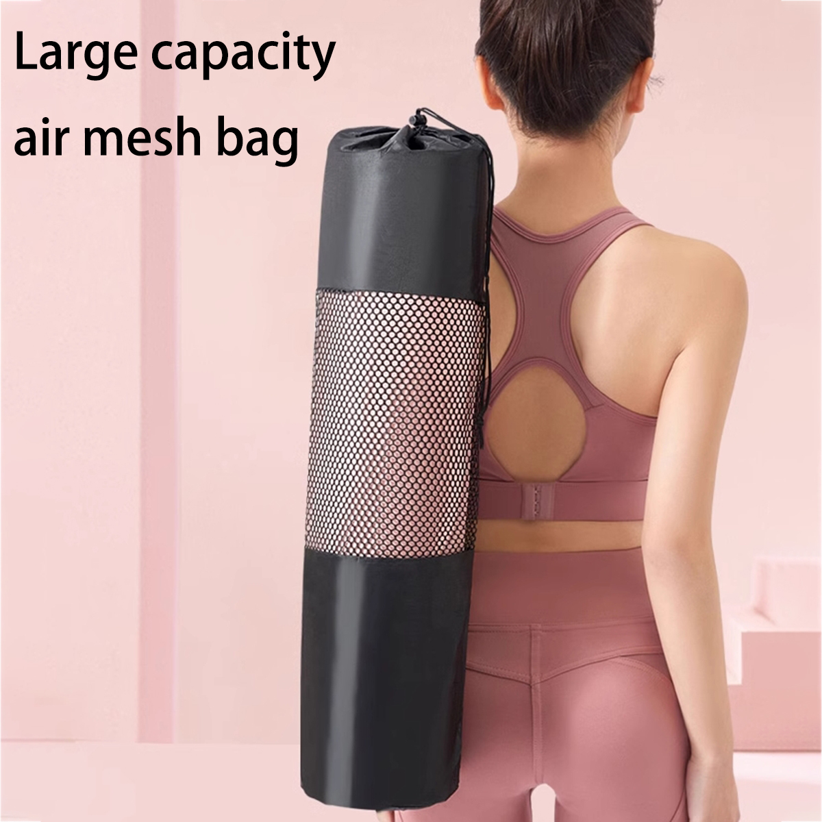 1 borsa in rete per riporre il - Yoga And Fitness Mat recensione e prezzo