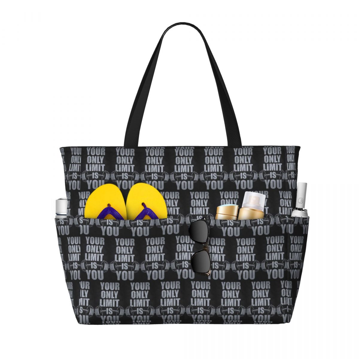 Borsa da palestra sportiva con - Yoga Fitness Quotes recensione e prezzo