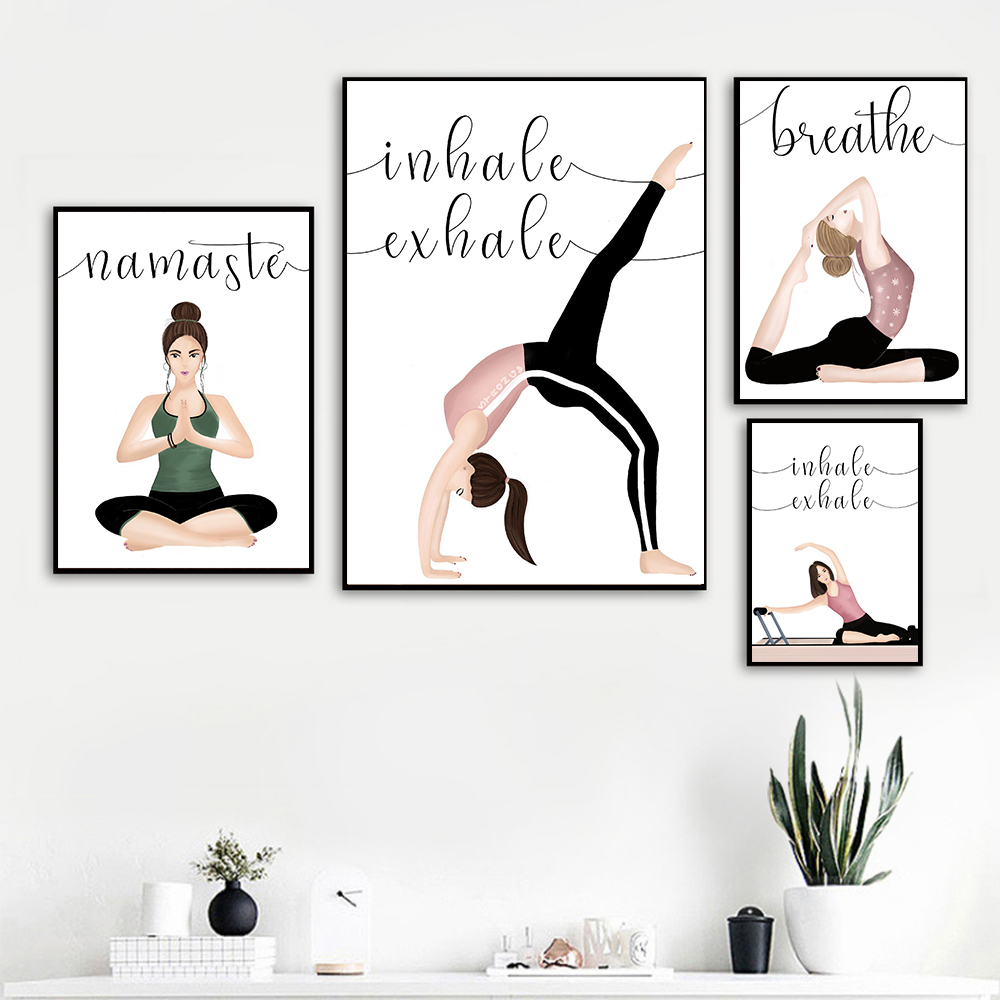 Inspira Esagire Citazione Yoga - Yoga Fitness Quotes recensione e prezzo