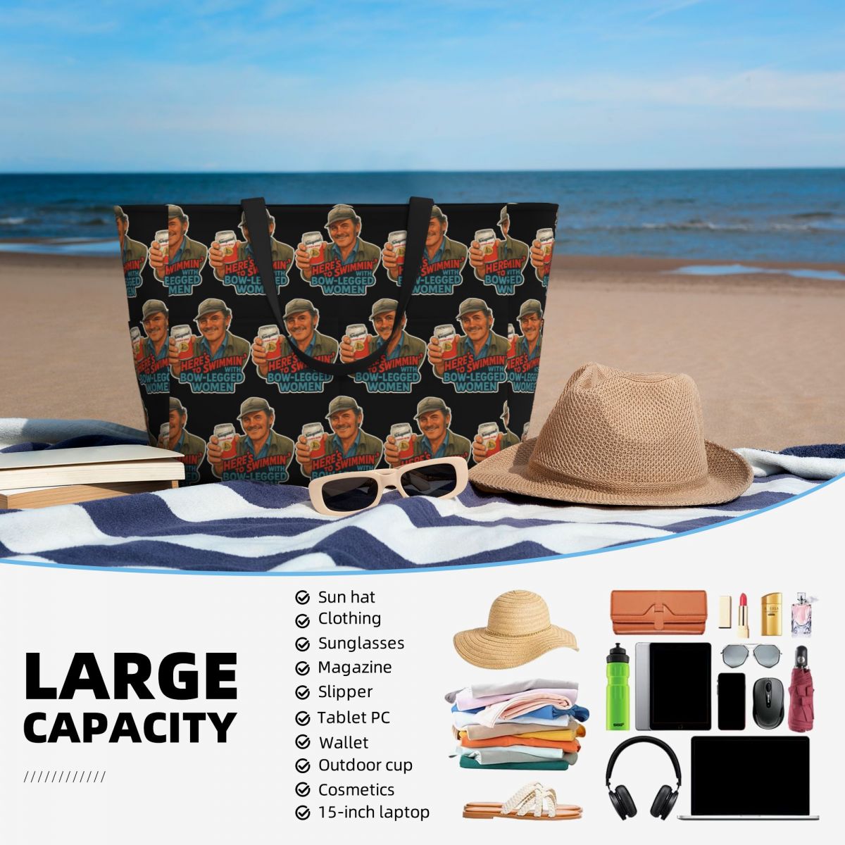 Borsa da spiaggia con citazion - Yoga Fitness Quotes recensione e prezzo
