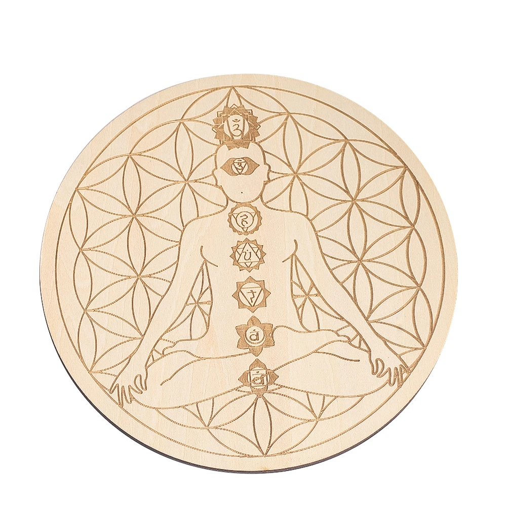 15CM Incisione Laser 7 Chakra  - Yoga And Fitness Mat recensione e prezzo